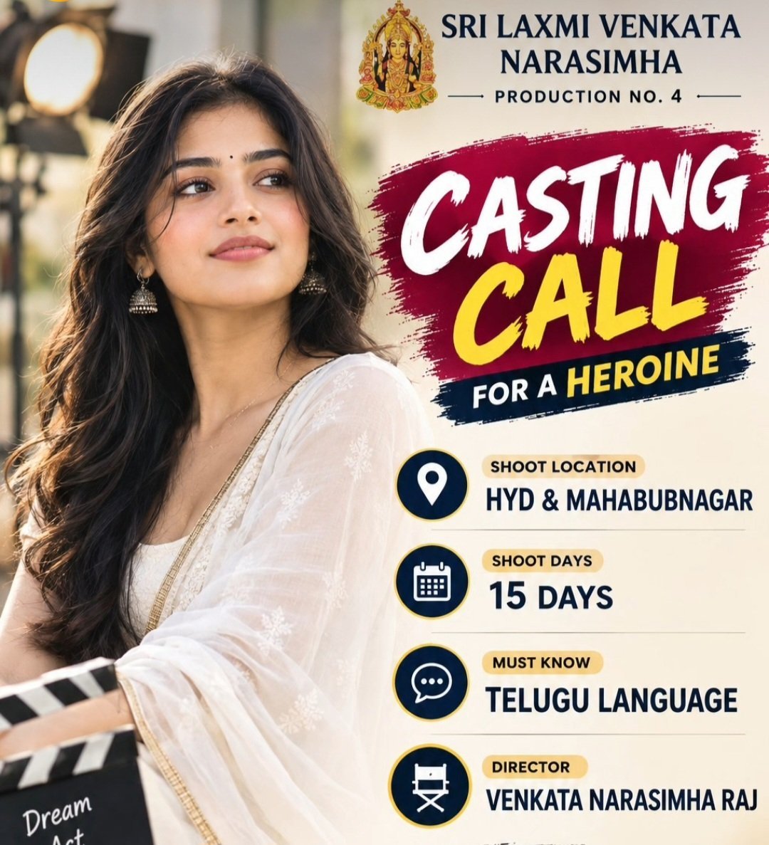 Telugu Theater film Casting Call